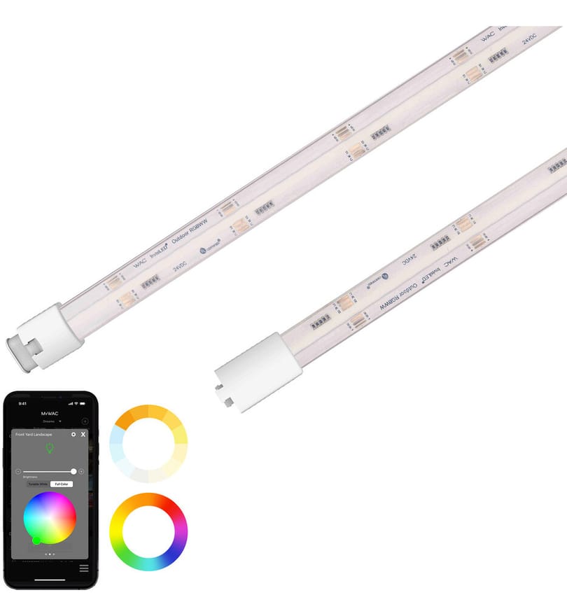 WAC Lighting - LED Colorscaping RGBWW Snap-On Strip Light by WAC Lighting
