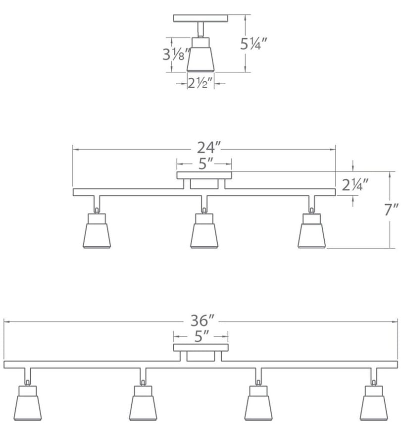 WAC Limited - WAC Limited Solo 4 Light Rail Kit by WAC Limited - Image 3