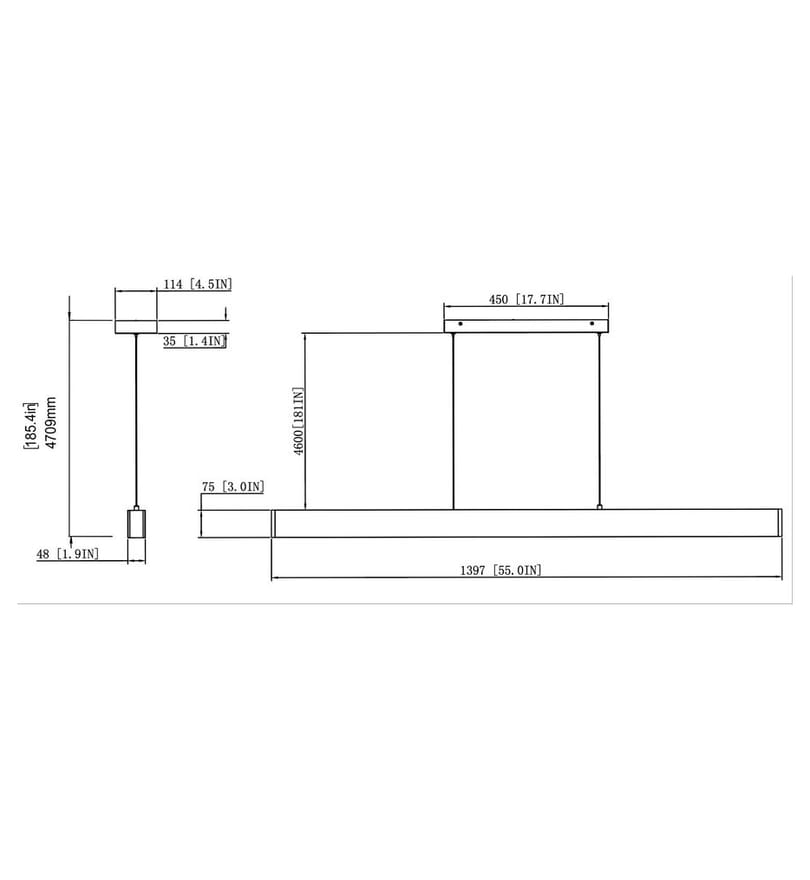 Z-Lite - 1016-55L-GLD-LED - Hudson 55-inch Linear Chandelier by Z-Lite - Image 6