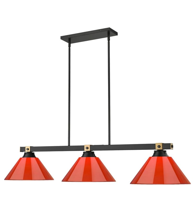 Z-Lite - 1955-3MB-RB-PRD - Bronte 52.75-inch Billiard Light by Z-Lite - Image 3