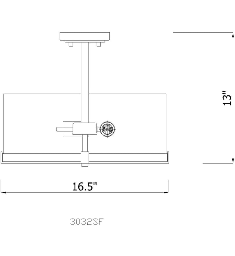 Z-Lite - Callista 16.5" Semi-Flush Mount by Z-Lite - Image 8