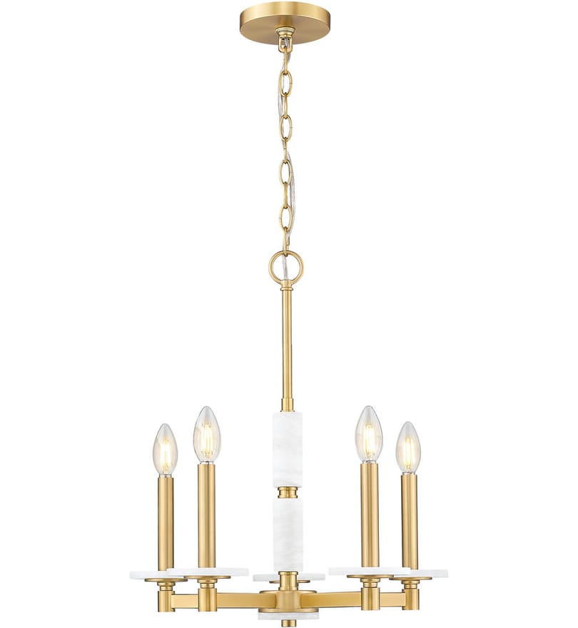 Z-Lite - 3045-5MGLD - Kaden 18" Chandelier by Z-Lite - Image 3