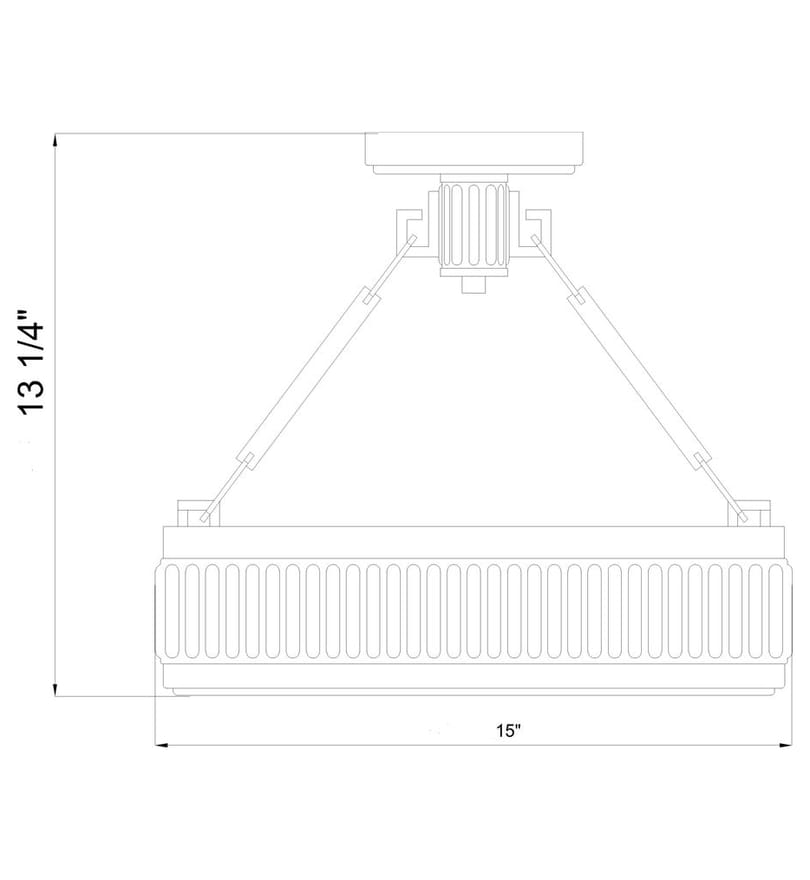 Z-Lite - Quinn 15-inch Semi-Flush Mount by Z-Lite - Image 6