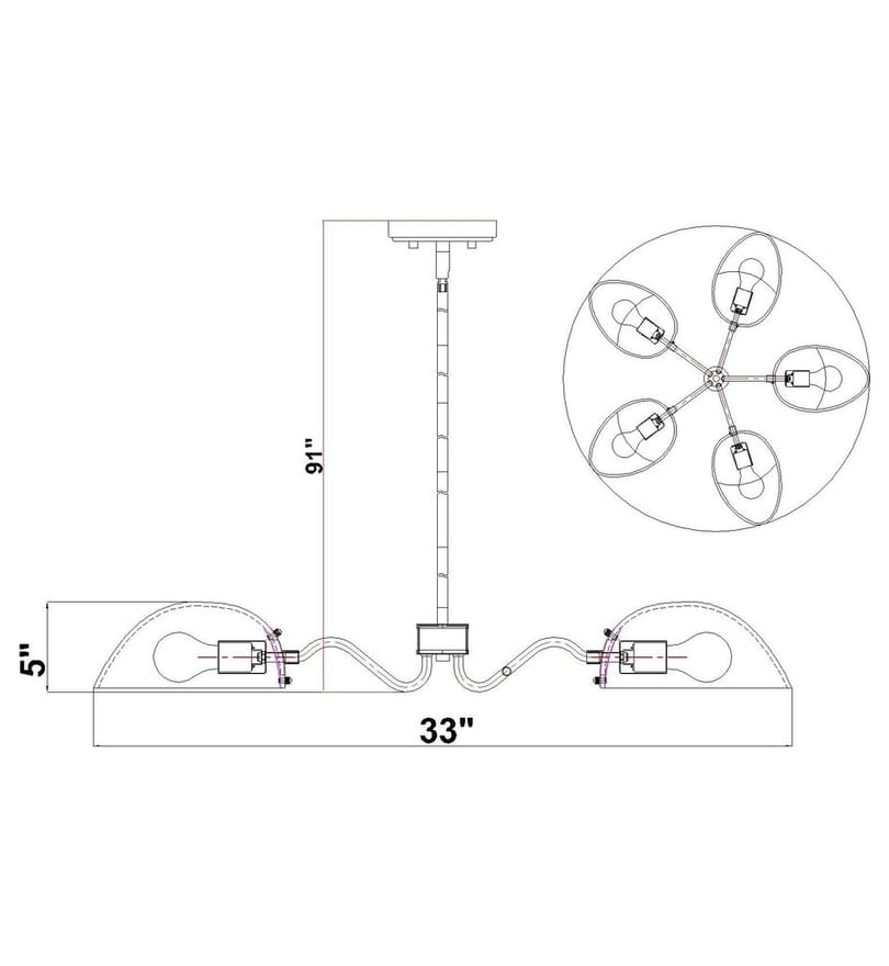 Z-Lite - Breton 33-inch Chandelier by Z-Lite - Image 6