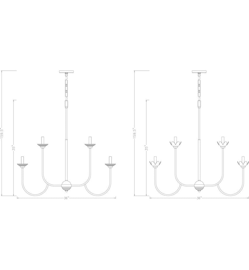 Z-Lite - 352-8MGLD - Allistair 36" Chandelier by Z-Lite - Image 7