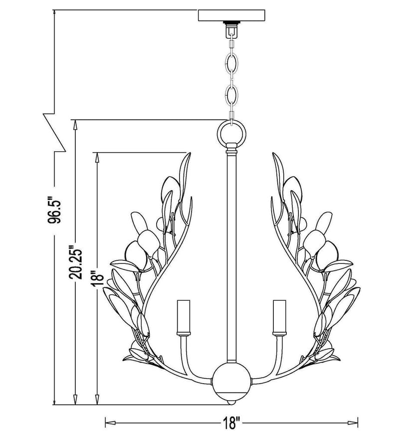 Z-Lite - 353-18MGLD - Claudine 18-inch Chandelier by Z-Lite - Image 6