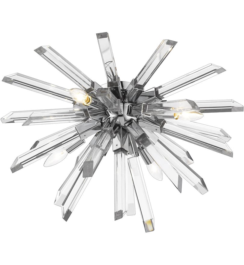 Z-Lite - 4003-F-CH - Burst 24.75" Flush Mount by Z-Lite - Image 4