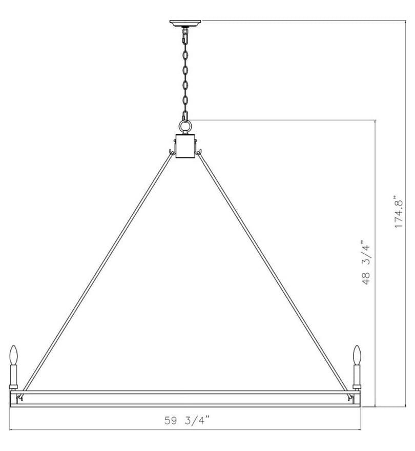 Z-Lite - 4005-16SBR - Dennison 59.75-inch Chandelier by Z-Lite - Image 5