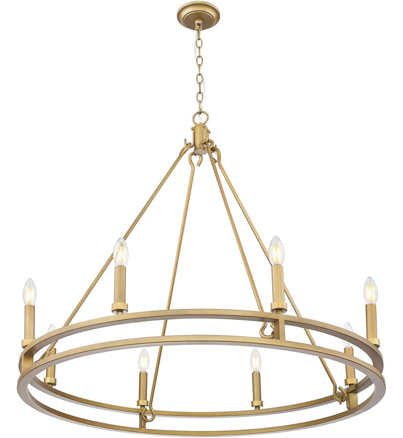 Z-Lite - 4005-8SBR - Dennison 36-inch Chandelier by Z-Lite - Image 4