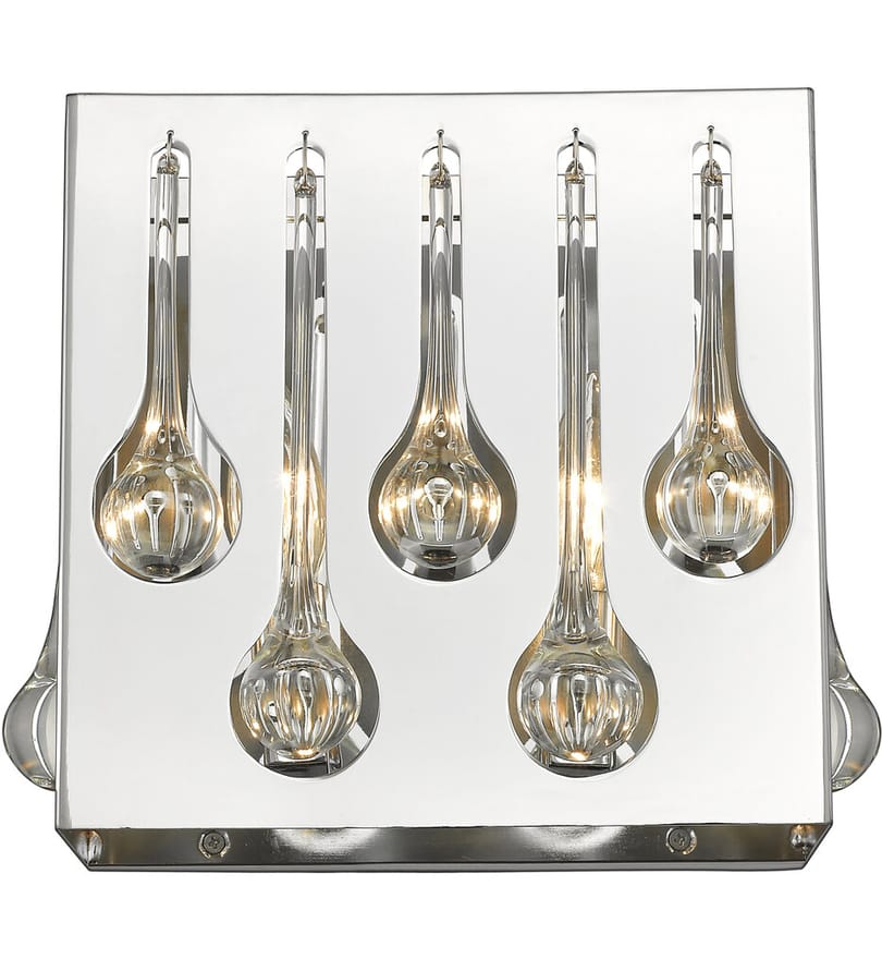 Z-Lite - 453SQ2S-CH - Oberon 9" Wall Sconce by Z-Lite - Image 2