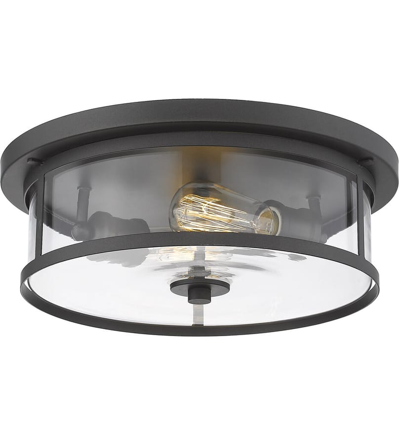 Z-Lite - Savannah 13.75" Flush Mount by Z-Lite - Image 4