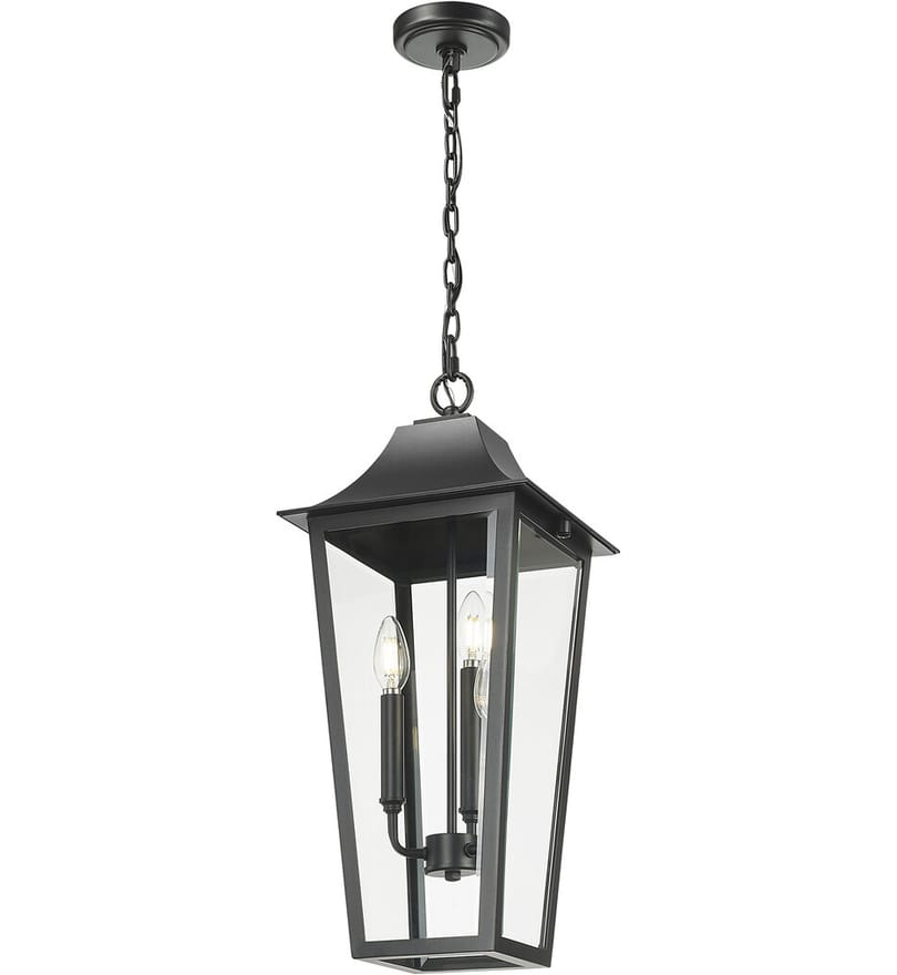 Z-Lite - 5008CHB-BK - Gannon 10" Outdoor Pendant by Z-Lite - Image 3