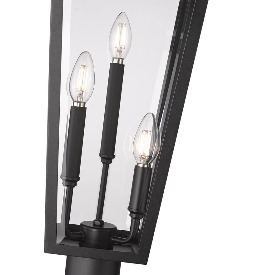 Z-Lite - 5008PHBR-5009P120-BK - Gannon 144.75" Outdoor Post Light by Z-Lite - Image 8