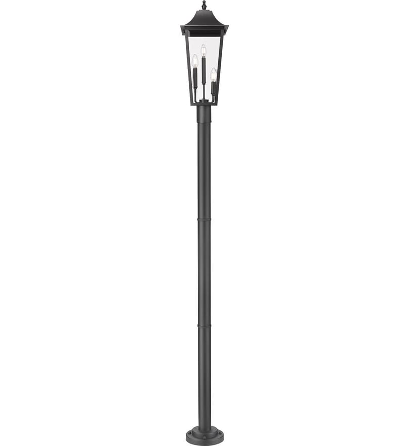 Z-Lite - 5008PHBR-567P-BK - Gannon 100.5" Outdoor Post Light by Z-Lite - Image 6
