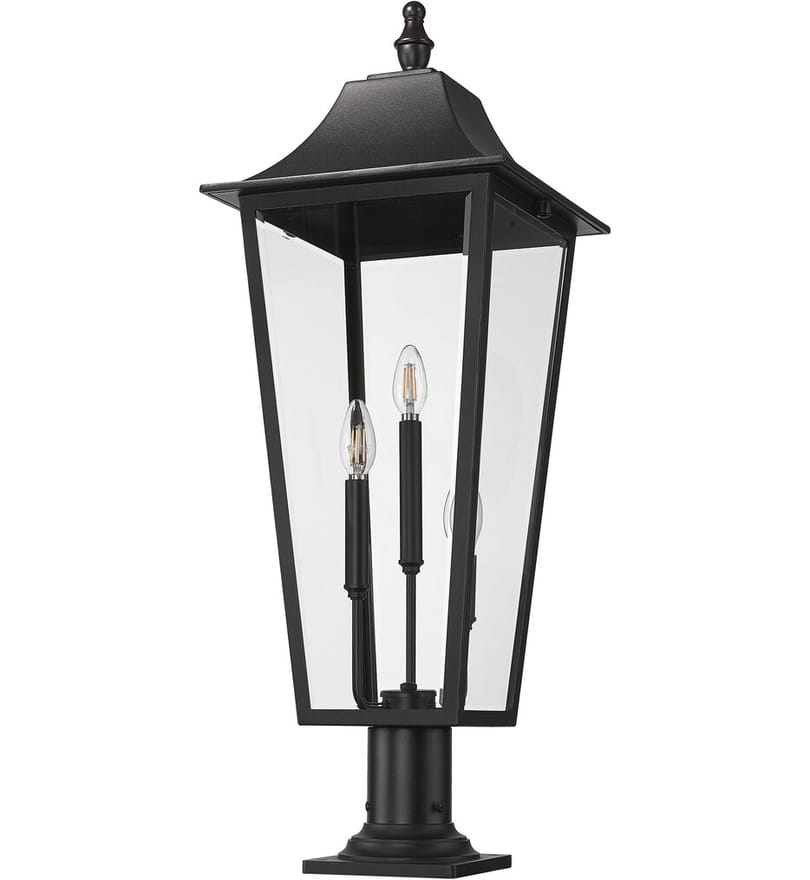 Z-Lite - 5008PHXLR-533PM-BK - Gannon 33.5" Outdoor Pier Mount by Z-Lite - Image 8