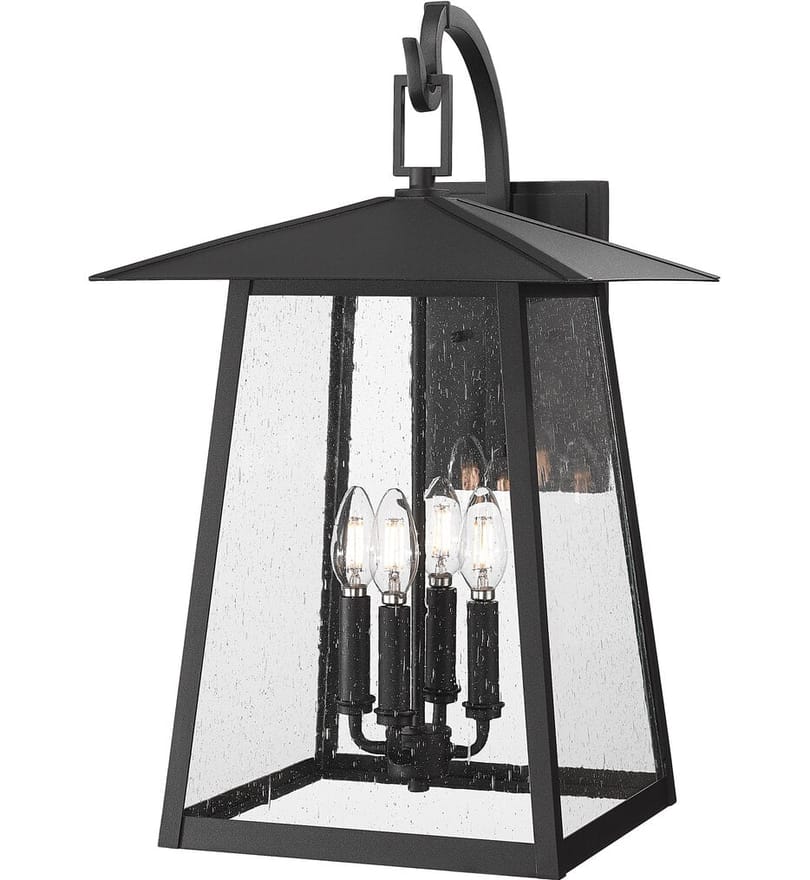 Z-Lite - 5015B-BK - Rainer 23" Outdoor Wall Sconce by Z-Lite