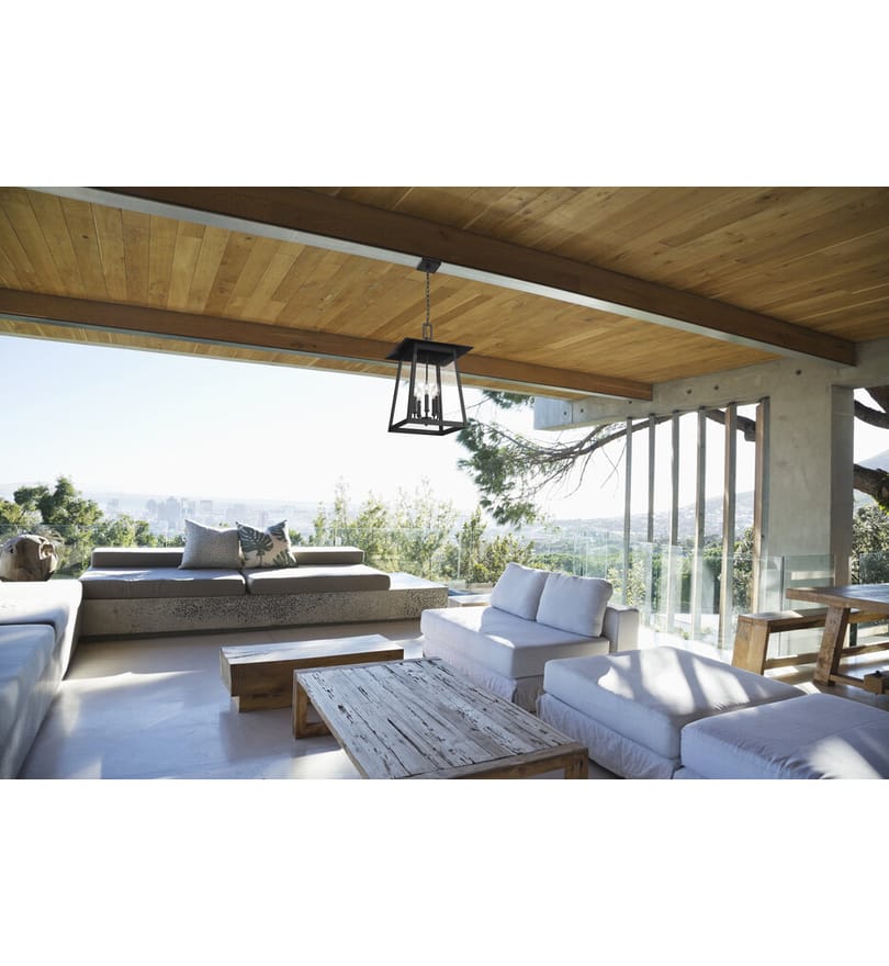 Z-Lite - 5015CHXL-BK - Rainer 15.5" Outdoor Pendant by Z-Lite - Image 5
