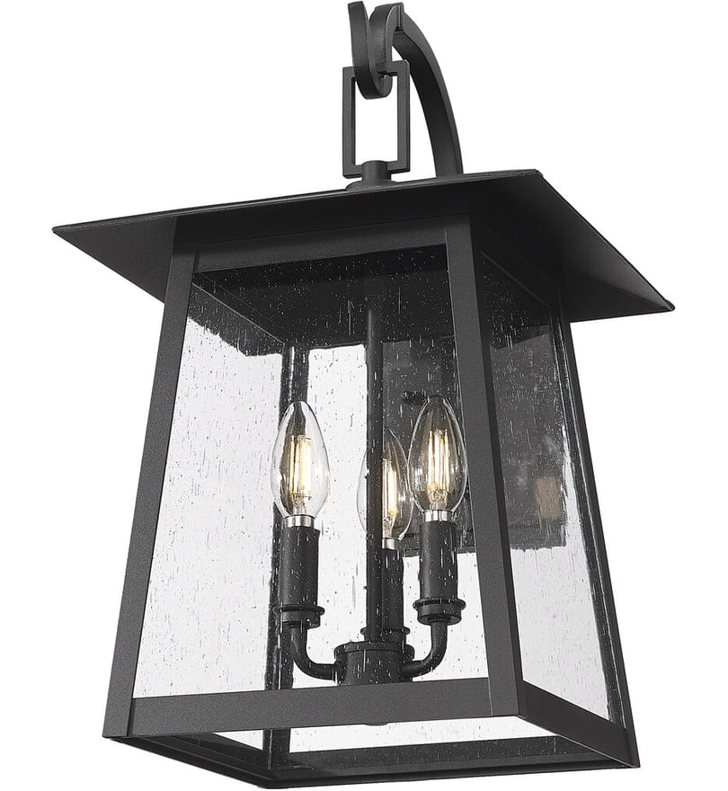 Z-Lite - 5015M-BK - Rainer 19" Outdoor Wall Sconce by Z-Lite - Image 5