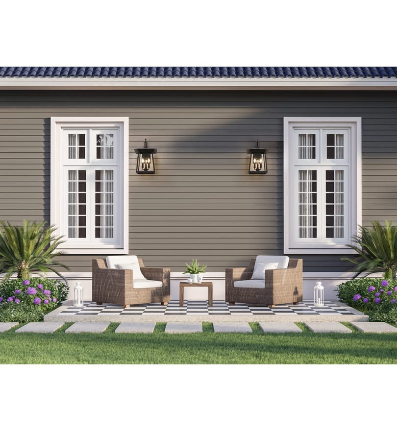 Z-Lite - 5015M-BK - Rainer 19" Outdoor Wall Sconce by Z-Lite - Image 4