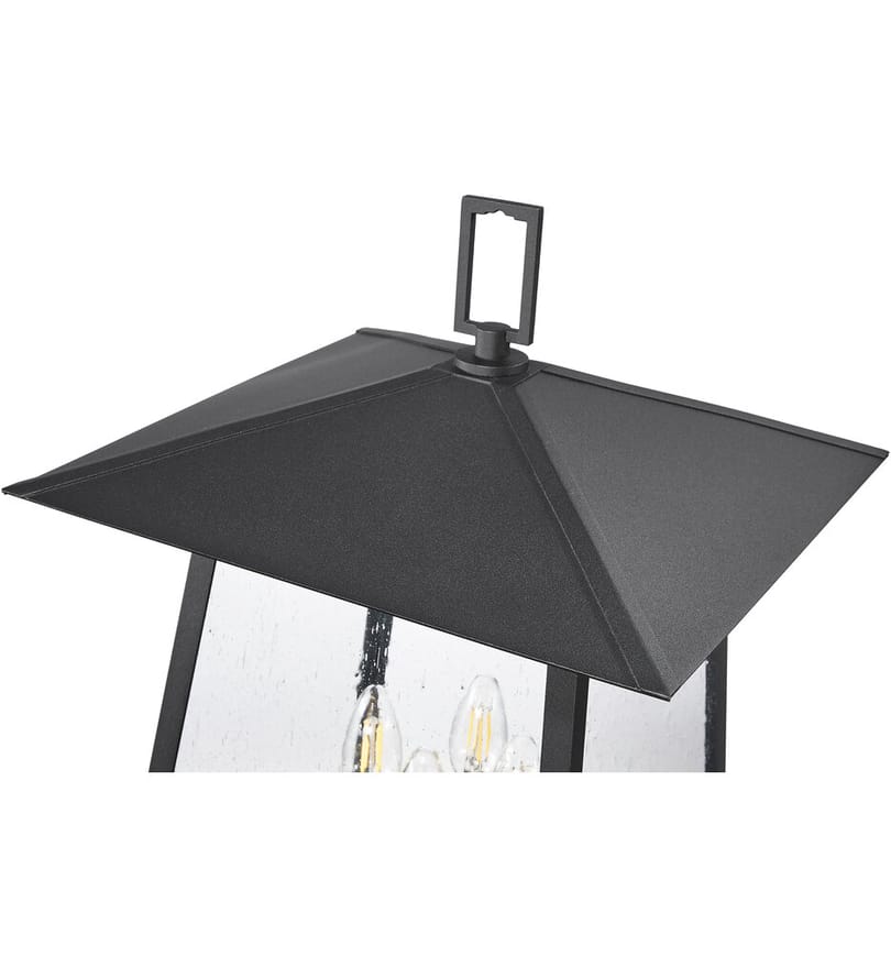 Z-Lite - 5015PHBR-5009P120-BK - Rainer 142.25" Outdoor Post Light by Z-Lite - Image 3