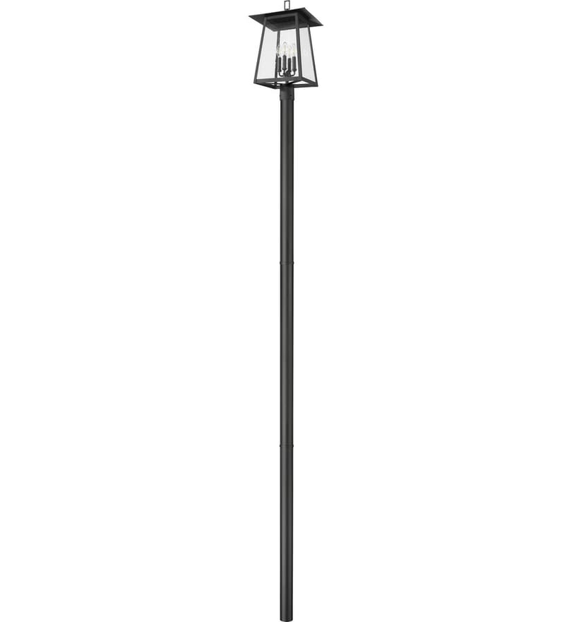 Z-Lite - 5015PHBR-5009P120-BK - Rainer 142.25" Outdoor Post Light by Z-Lite - Image 8