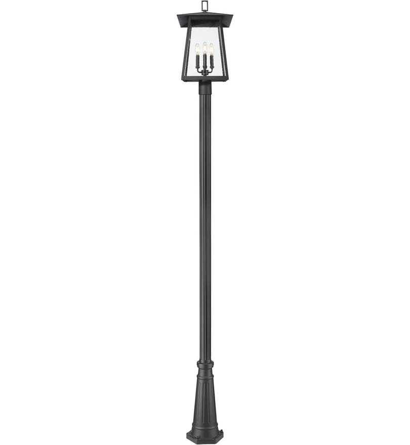 Z-Lite - 5015PHBR-519P-BK - Rainer 118.25" Outdoor Post Light by Z-Lite - Image 8
