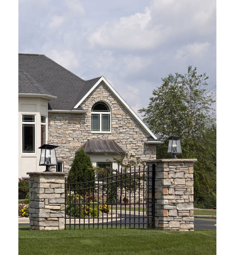 Z-Lite - 5015PHBR-533PM-BK - Rainer 26.25" Outdoor Pier Mount by Z-Lite - Image 8