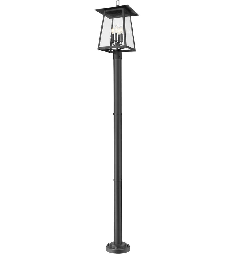 Z-Lite - 5015PHBR-567P-BK - Rainer 98" Outdoor Post Light by Z-Lite - Image 7
