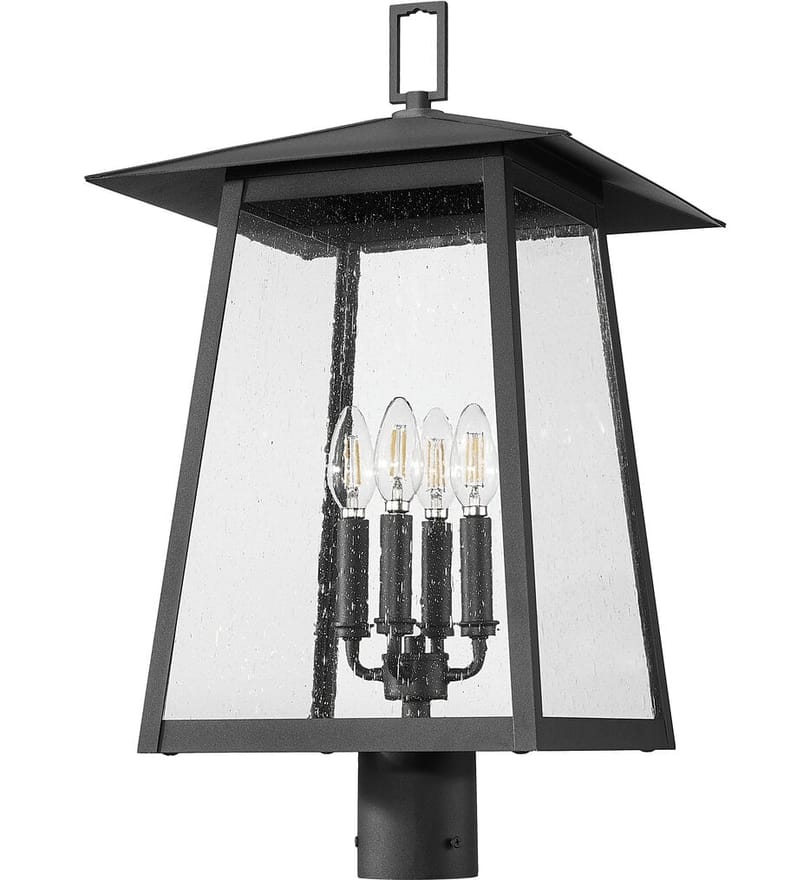 Z-Lite - 5015PHBR-BK - Rainer 24.25" Outdoor Post Light by Z-Lite - Image 3