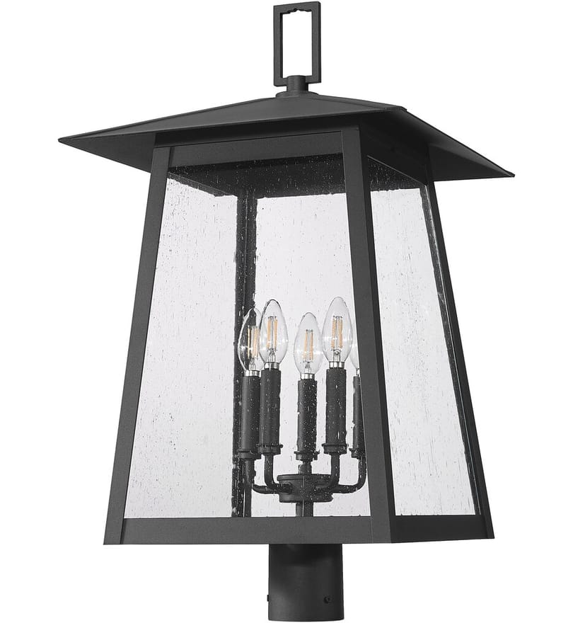 Z-Lite - 5015PHXLR-BK - Rainer 27.5" Outdoor Post Light by Z-Lite - Image 5