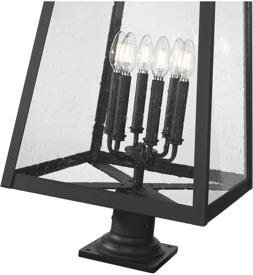 Z-Lite - 5015PHXXLR-533PM-BK - Rainer 33.5" Outdoor Pier Mount by Z-Lite - Image 6