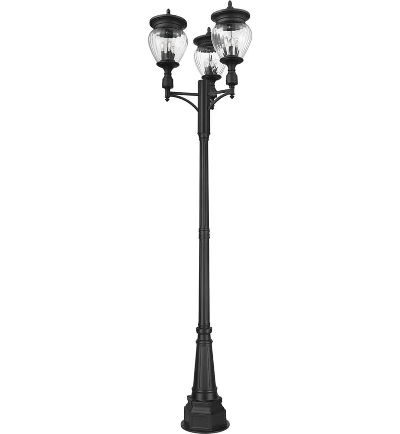 Z-Lite - 5016PHBR-3-564P-BK - Davina 120.25" Outdoor Post Light by Z-Lite - Image 5