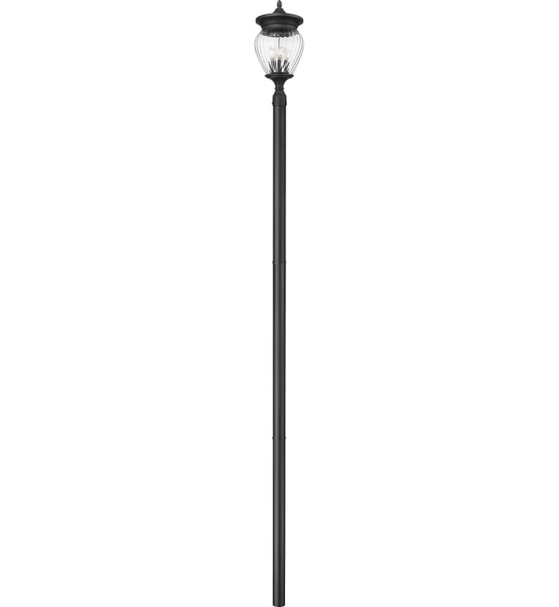 Z-Lite - 5016PHBR-5009P120-BK - Davina 143.25" Outdoor Post Light by Z-Lite