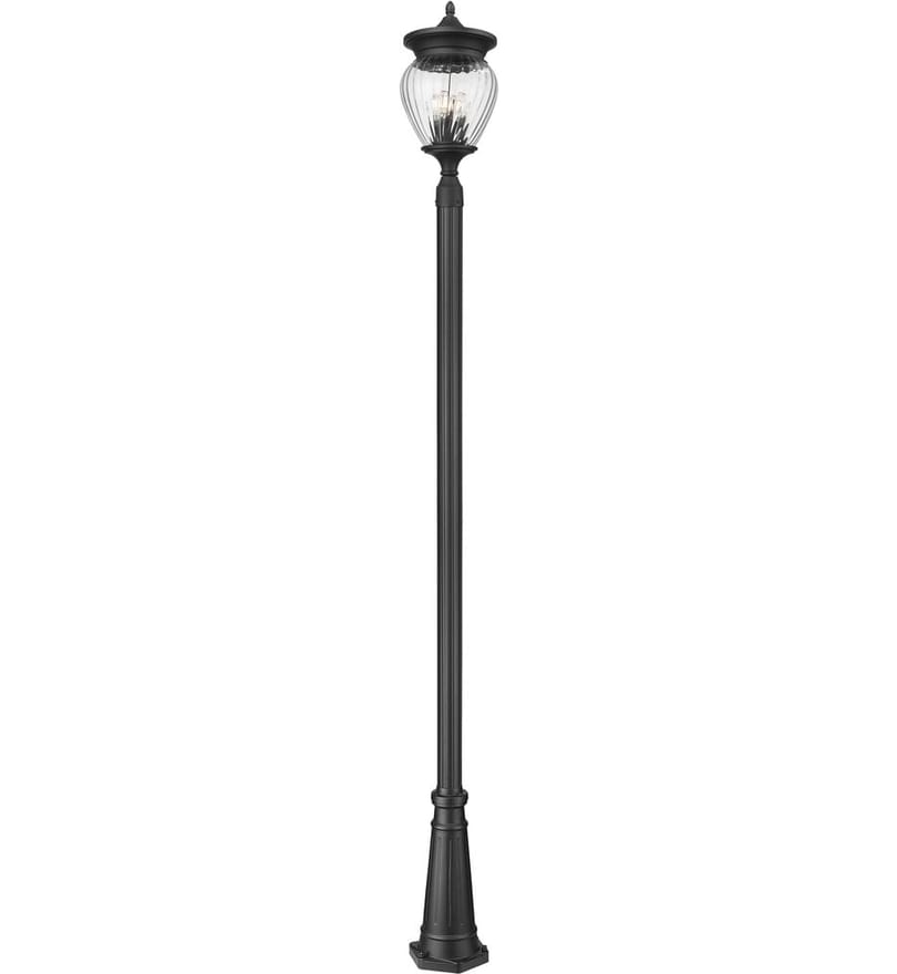 Z-Lite - 5016PHBR-5011P-BK - Davina 119.25" Outdoor Post Light by Z-Lite