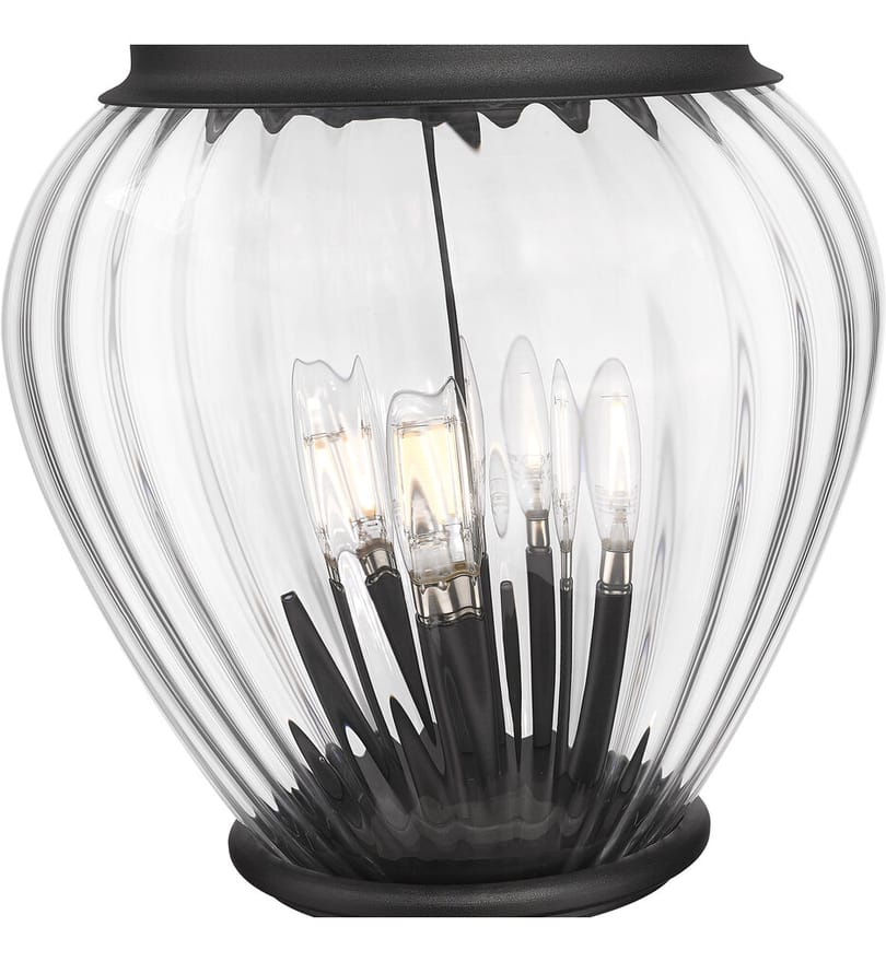 Z-Lite - 5016PHBR-564P-BK - Davina 107.25" Outdoor Post Light by Z-Lite - Image 5