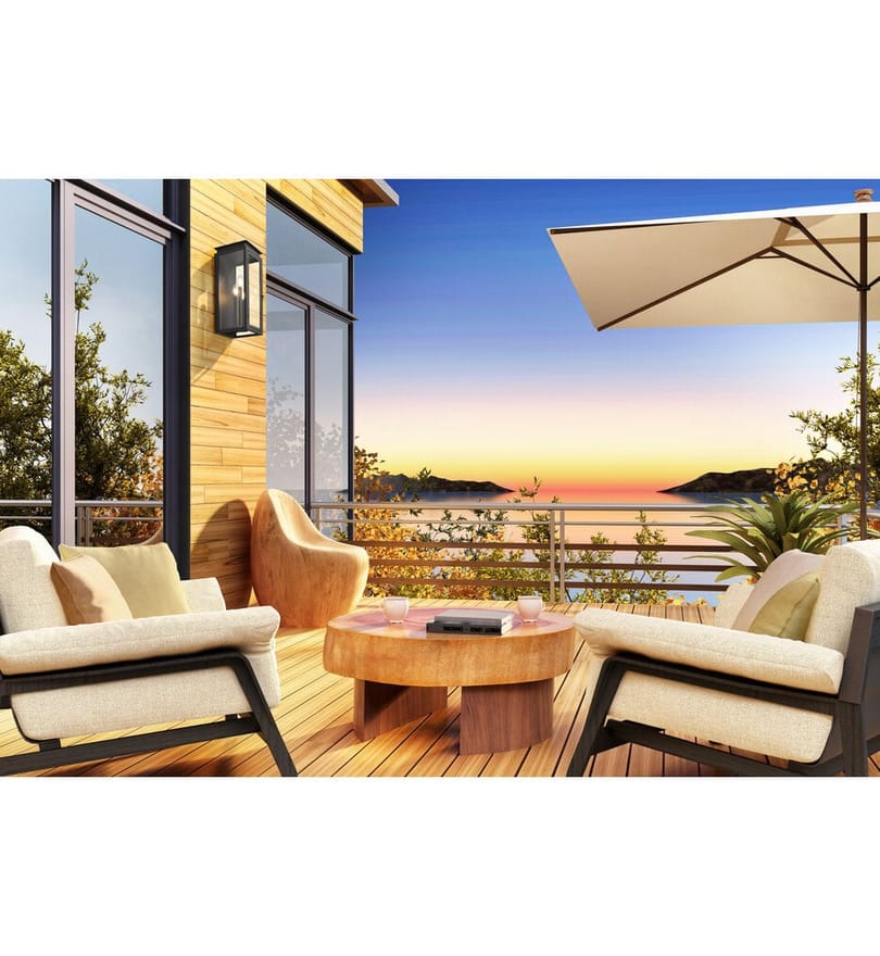 Z-Lite - 5018M-BK - Nova 20.5" Outdoor Sconce by Z-Lite - Image 2