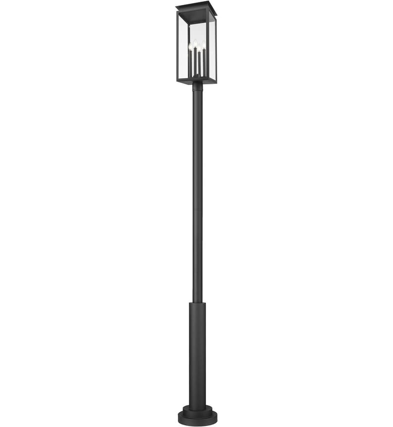 Z-Lite - 5018PHBR-5010P-BK - Nova 122.25" Outdoor Post Light by Z-Lite - Image 5