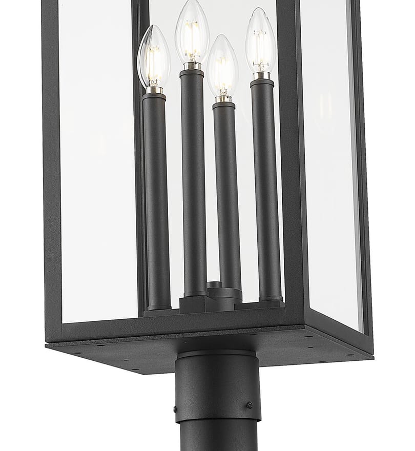 Z-Lite - 5018PHBR-564P-BK - Nova 109.5" Outdoor Post Light by Z-Lite - Image 6