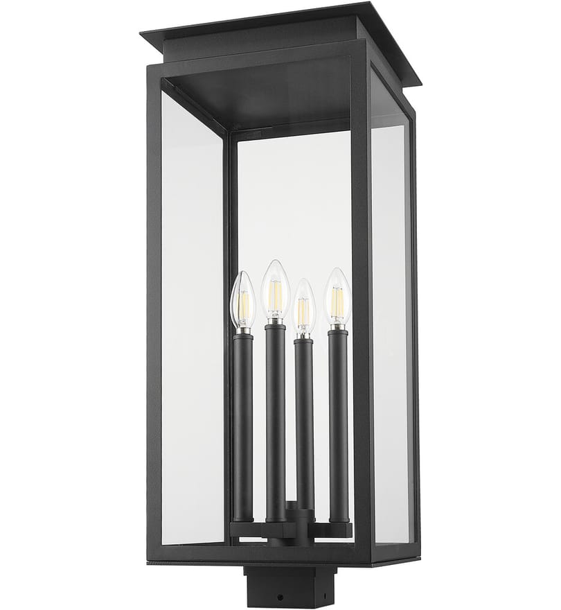 Z-Lite - 5018PHBS-BK - Nova 26.75" Outdoor Post Light by Z-Lite - Image 5
