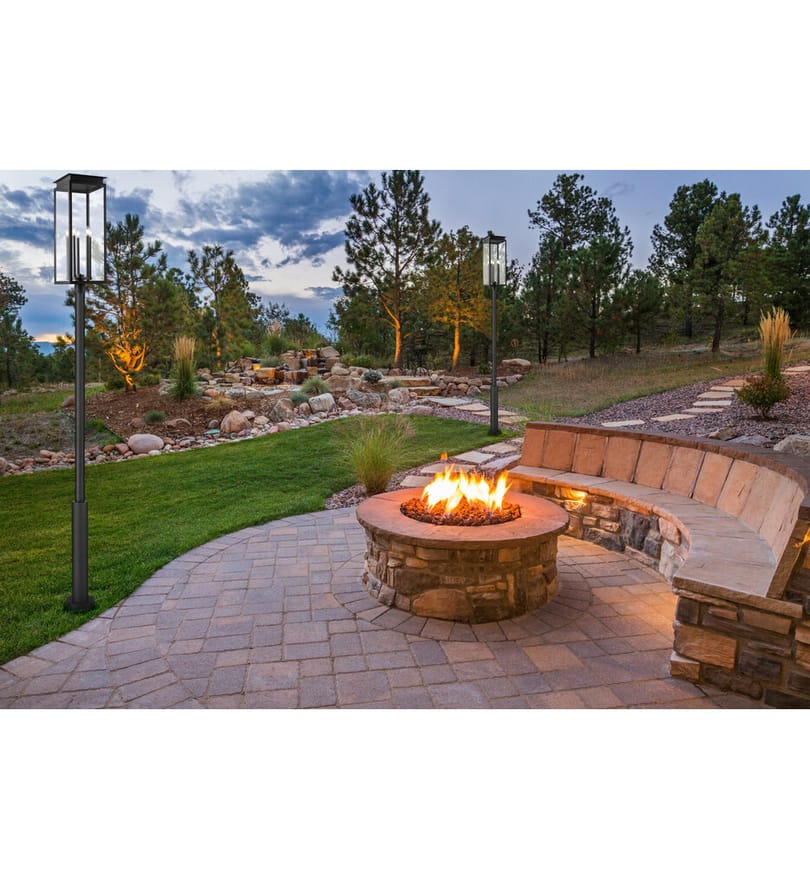 Z-Lite - 5018PHXLR-5010P-BK - Nova 129.75" Outdoor Post Light by Z-Lite - Image 3