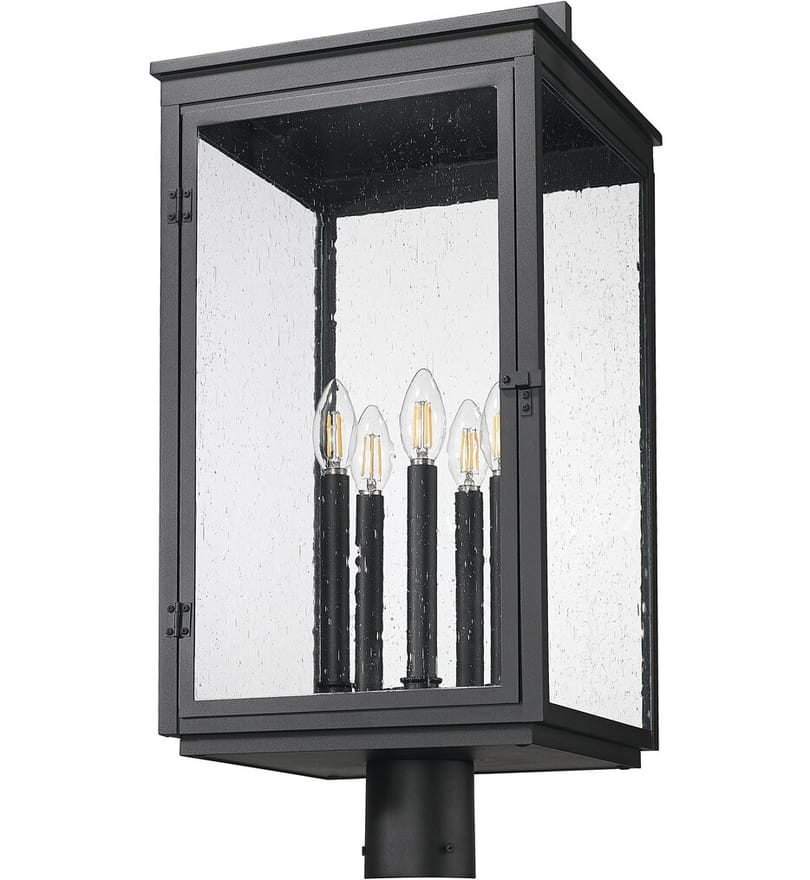 Z-Lite - 5019PHXLR-BK - Hartwell 26.75" Outdoor Post Light by Z-Lite - Image 5