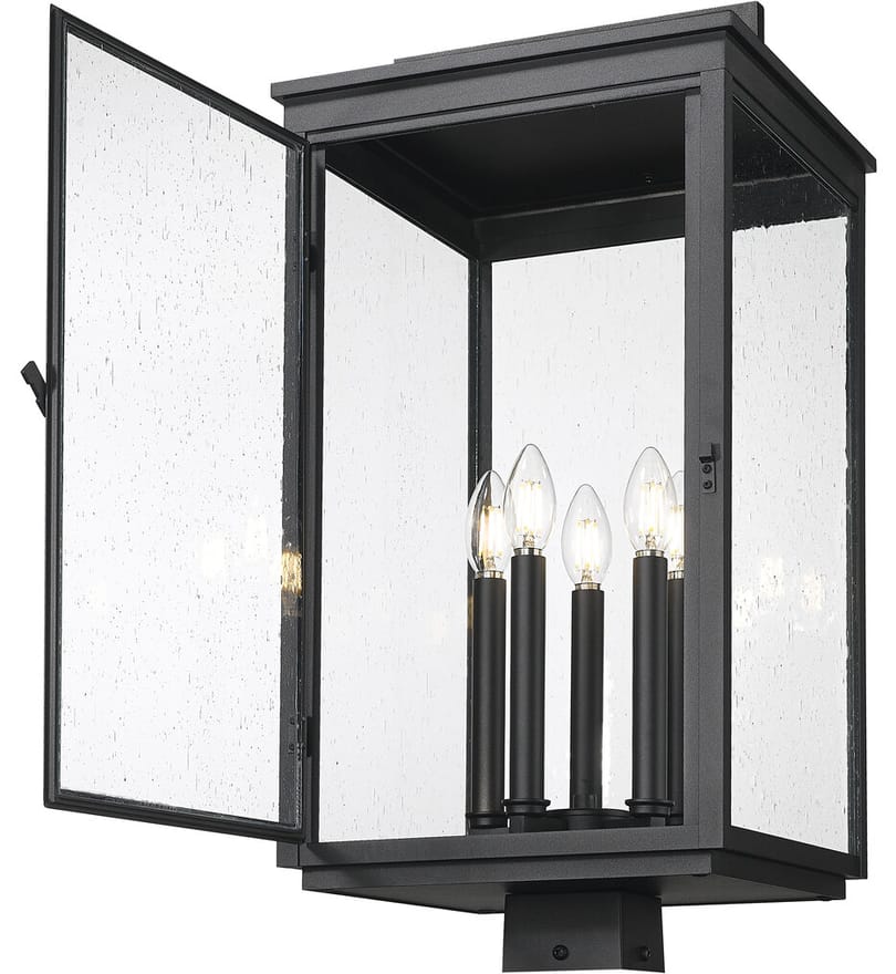 Z-Lite - 5019PHXLS-BK - Hartwell 25.25" Outdoor Post Light by Z-Lite - Image 3