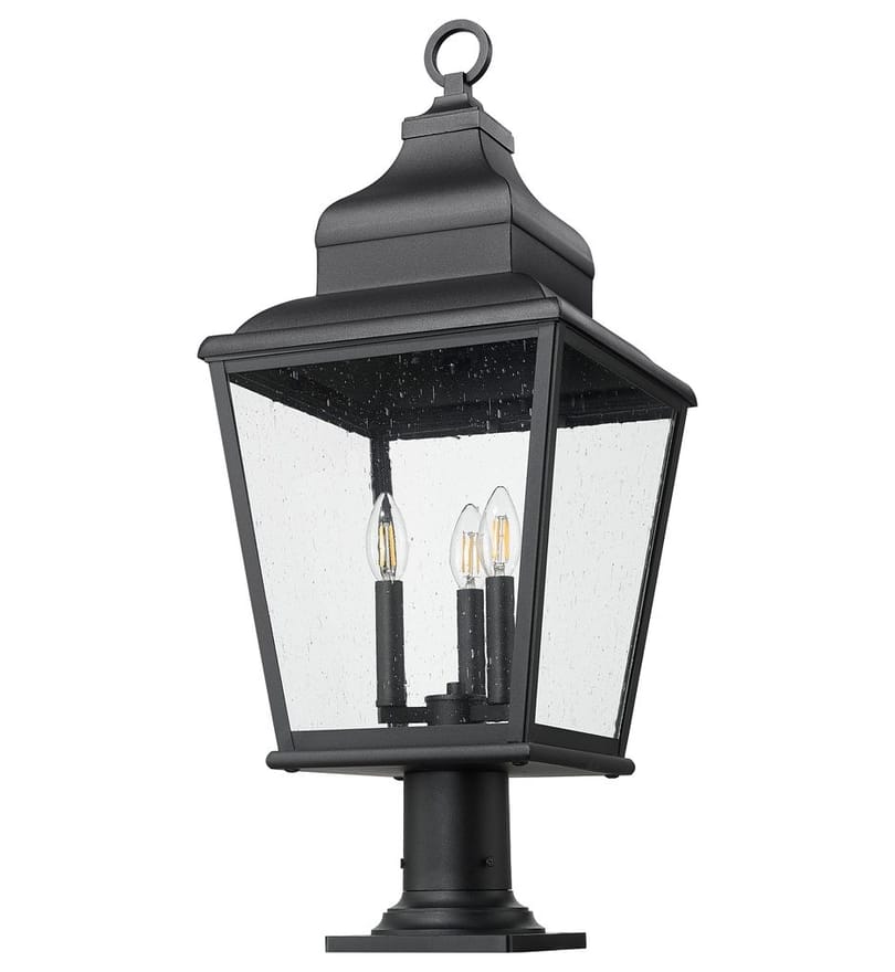 Z-Lite - 5029PHBR-533PM-BK - Raphael 30-inch Outdoor Pier Mounted Light by Z-Lite - Image 5
