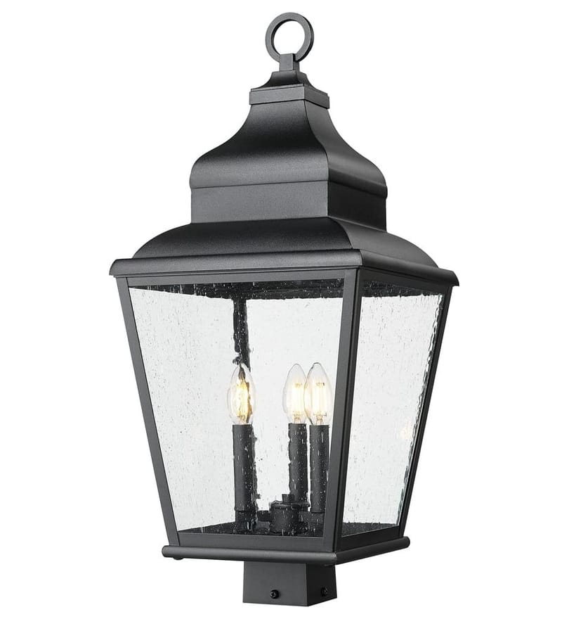 Z-Lite - 5029PHBS-BK - Raphael 26.75-inch Outdoor Post Mount Light by Z-Lite