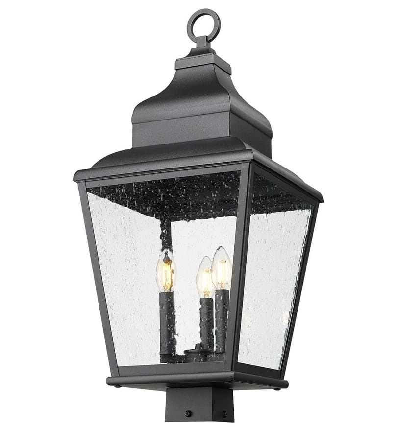 Z-Lite - 5029PHBS-BK - Raphael 26.75-inch Outdoor Post Mount Light by Z-Lite - Image 3