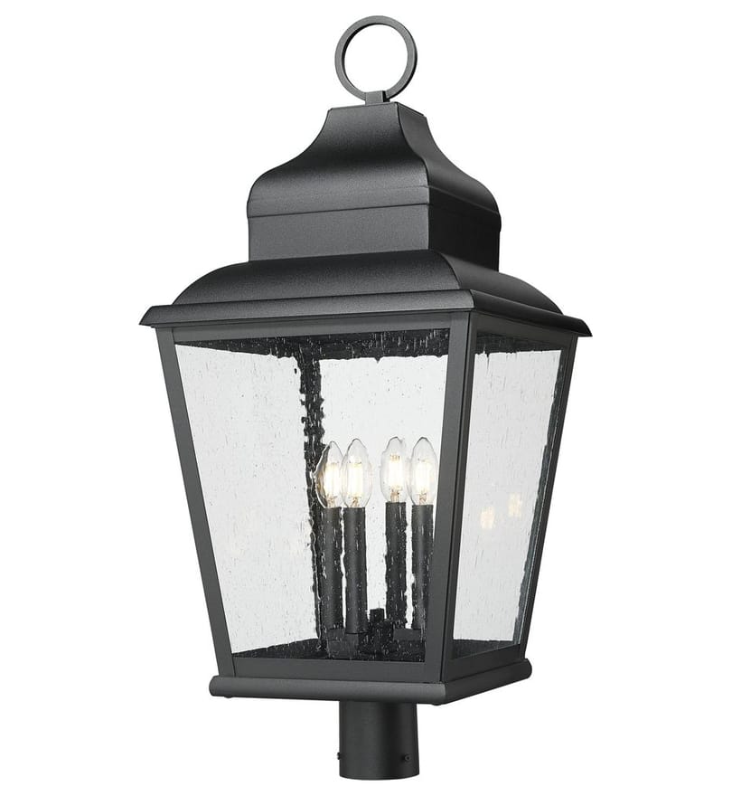 Z-Lite - 5029PHXLR-BK - Raphael 33-inch Outdoor Post Mount Light by Z-Lite