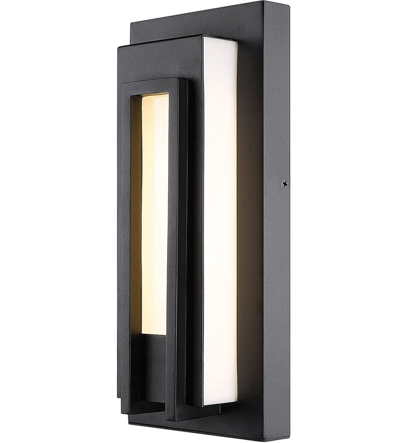 Z-Lite - 520S-BK-LED - Keaton 12.5" Outdoor Wall Sconce by Z-Lite