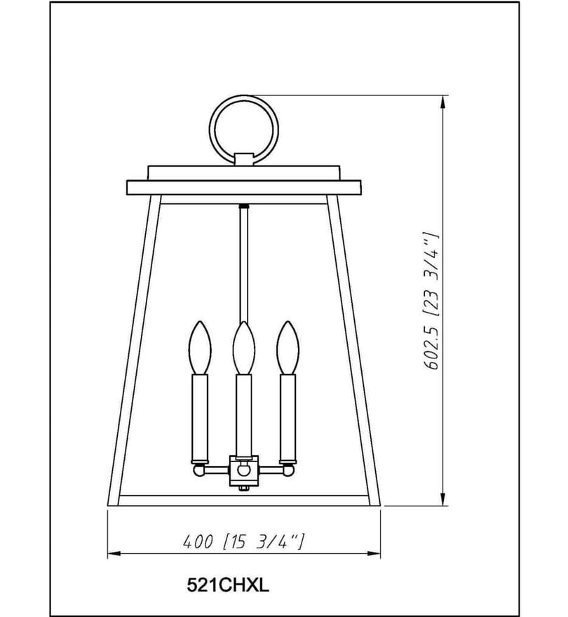 Z-Lite - 521CHXL-BK - Broughton 15.75" Outdoor Pendant by Z-Lite - Image 7