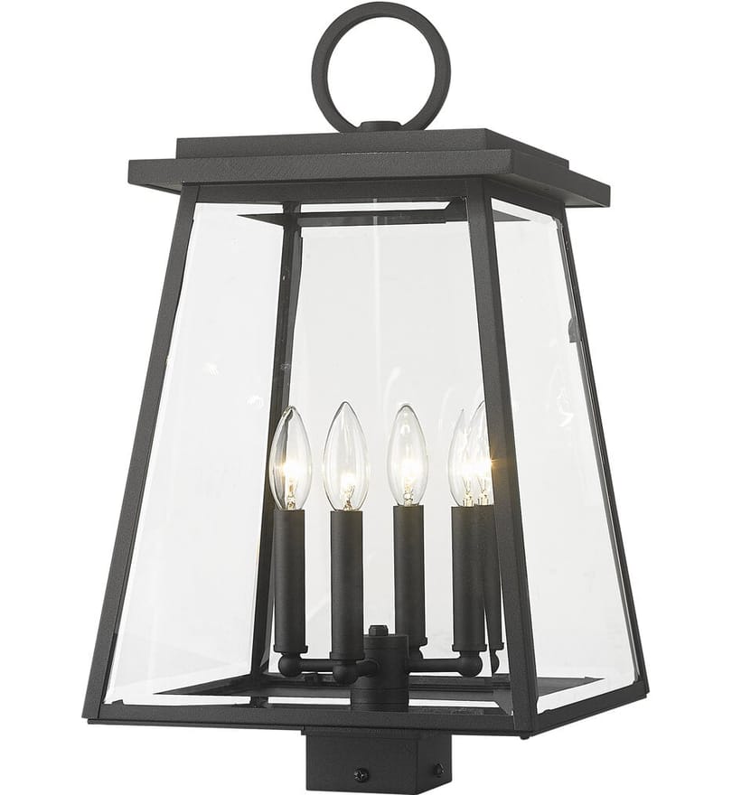 Z-Lite - 521PHBS-BK - Broughton 21.75" Post Mount by Z-Lite