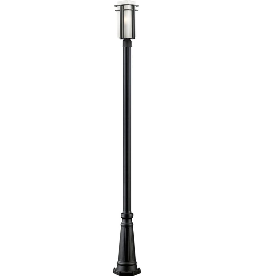 Z-Lite - 549PHBR-519P-BK - Abbey 113.375" Outdoor Post Light by Z-Lite